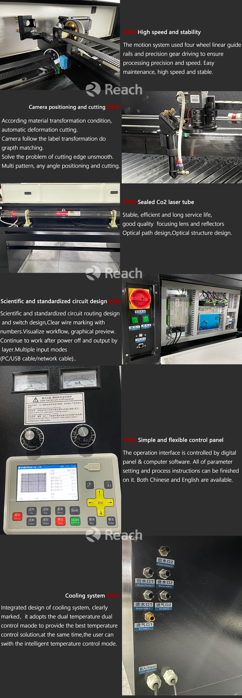 Vision laser cutting machine